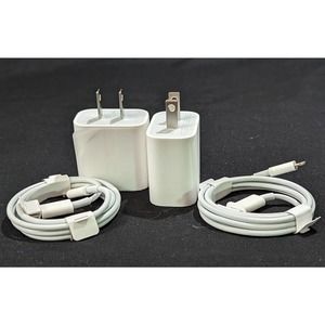 Set Of 2 Genuine Apple A2305 20W iPhone11-14 Plus Pro Max AC Charger Type-C